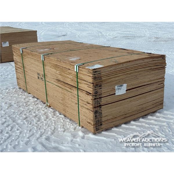 (80) 3/8 IN. 4 X 8 FT. CSP/DFP NO STAMP PLYWOOD