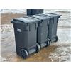 Image 4 : (3) ROLLING GARBAGE BINS