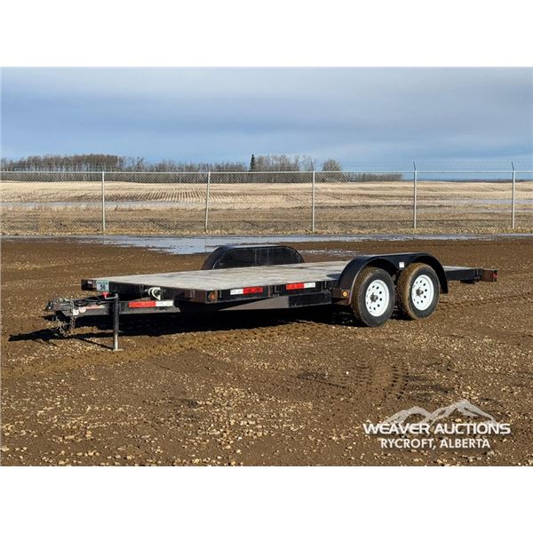 2017 SWS 16 FT. T/A CAR HAULER TRAILER
