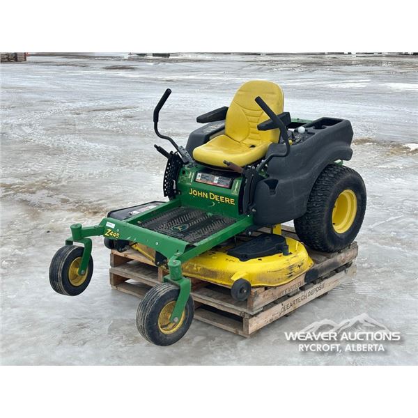 2010 JOHN DEERE Z445 ZERO TURN LAWN MOWER