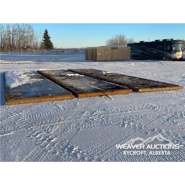 (3) 8 X 40 FT. RIG MATS