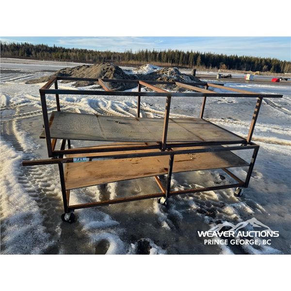 (2) 4X8 FT. ROLLER FRAMES