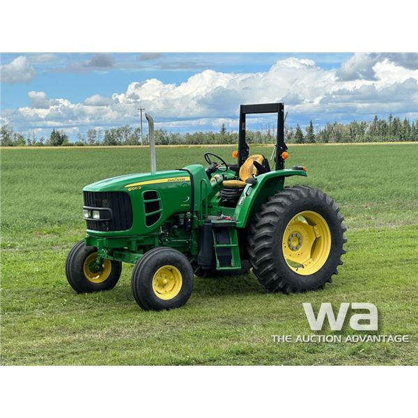 2012 JOHN DEERE 6100D 2WD TRACTOR