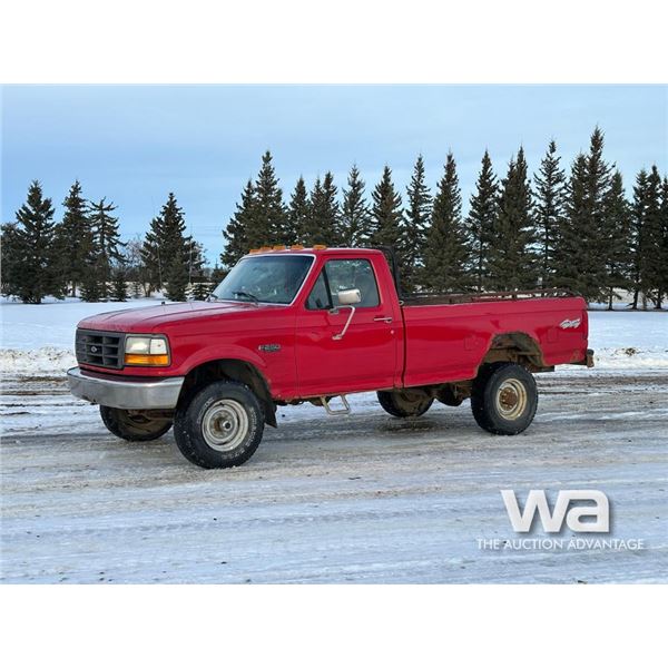 1997 FORD F250 SINGLE CAB PICKUP
