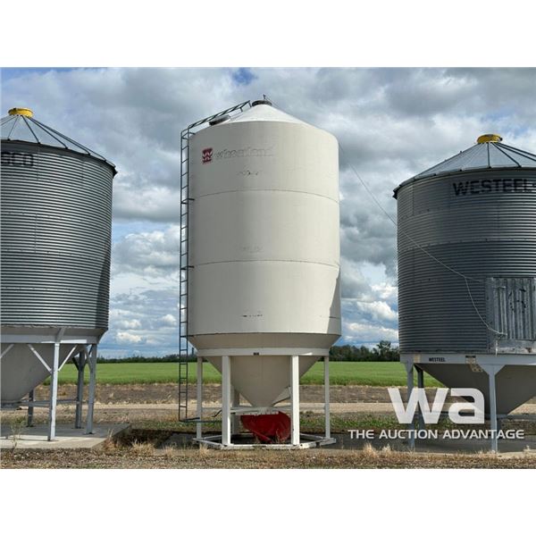 WHEATLAND 1215 1850 BUSHEL HOPPER BOTTOM GRAIN BIN