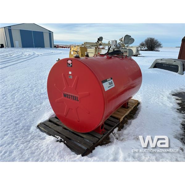 WESTEEL ROAD -VAULT 2,270 LITRE FUEL TANK & PUMP