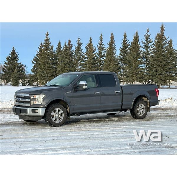 2016 FORD F150 LARIAT CREW CAB PICKUP