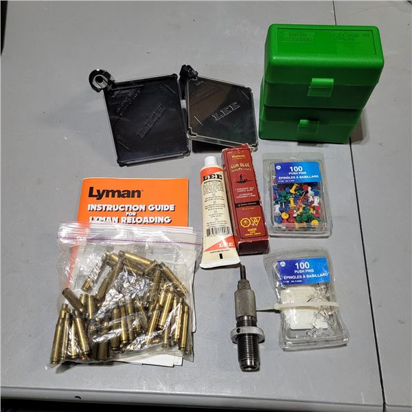 Assortment of Reloading Equipment including RCBS 7mmR FL Die