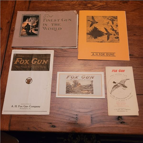 A.H.Fox Shotgun ORIGINAL Catalogues