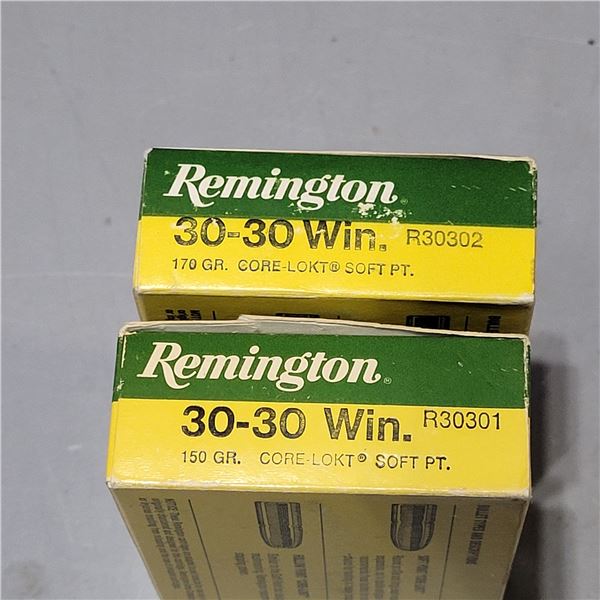 30-30 Win 150gr SP  Remington Factory Ammo  40 Rounds