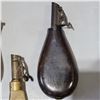 Image 3 : 5 Vintage  Powder Flasks