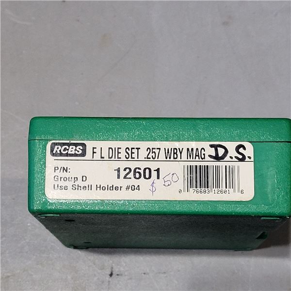 RCBS Full Length .257 Weatherby Reloading Dies