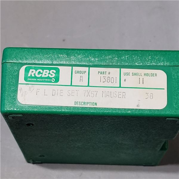 RCBS Full Length 7x57 Mauser Reloading Dies