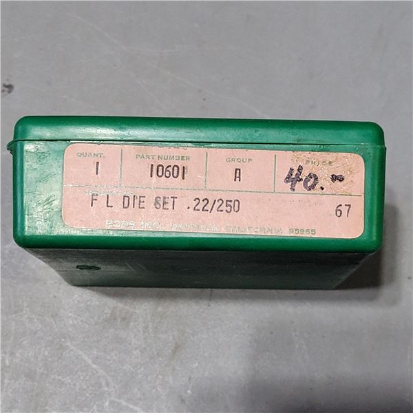 RCBS Full Length 22-250 Rem Reloading Dies