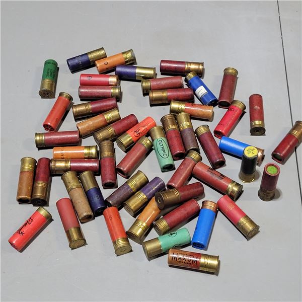 Assortment of 50 12ga Shotshells     Possibly some Collectible