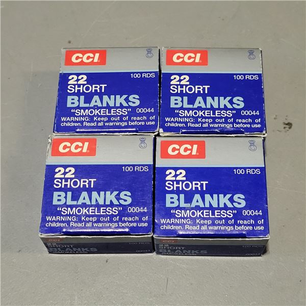 CCI .22 Short Blanks   400 Rounds