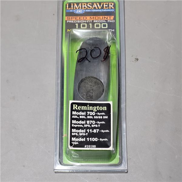 Limbsaver 10100 Recoil Pad for Remington 700, 870, 11-87 & 1100  Synthetic Stocks