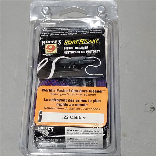 .22 Cal Pistol Cleaner Bore Snake Unused
