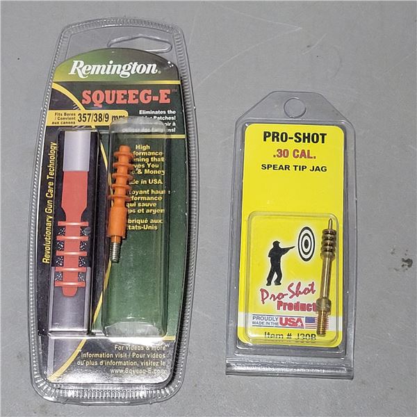 Remington .357/.38/9mm Squeeg-e & Pro-shot Cleaning Jag