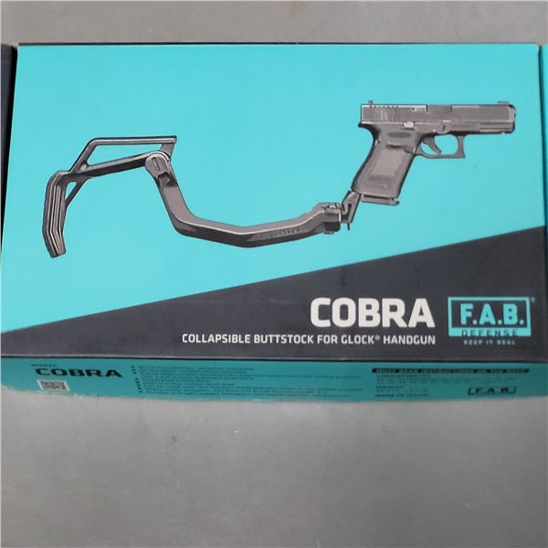 Cobra Collapsible Buttstock for a Glock Handgun