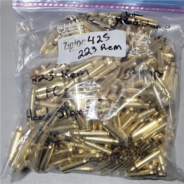 425 Pieces of .223 Rem Fired Federal Brass