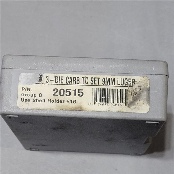RCBS 9mm Luger Carbide 3 Die Set