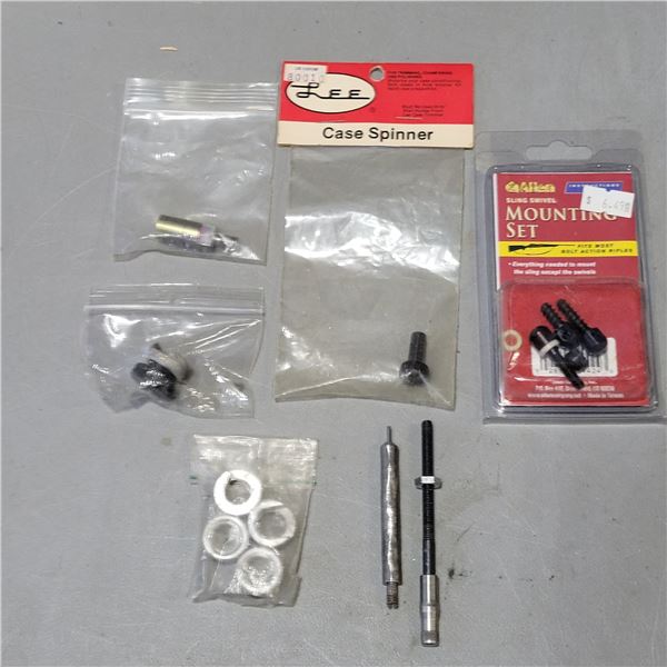 Assortment of Lee Reloading Tools plus Swivel Mounts
