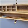 Image 4 : Wooden Fly Rod Box with 5 Cane Rod Segments