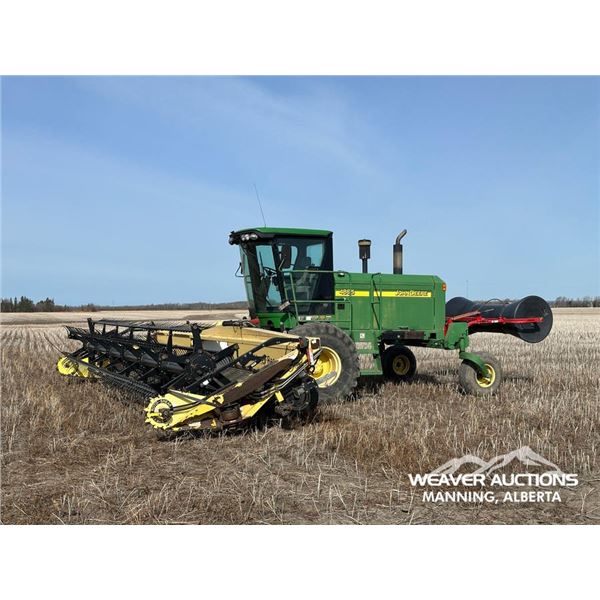 2007 JOHN DEERE 4985 30 FT SWATHER