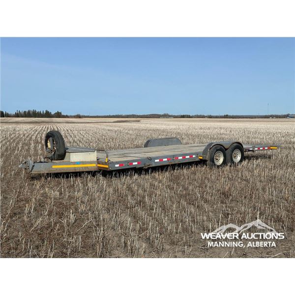 2011 MUSTANG 24 FT T/A TILT DECK EQUIPMENT TRAILER