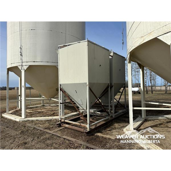 CONAIR 12 X 5 FT. 2 IN. SKID MOUNTED FEED HOPPER