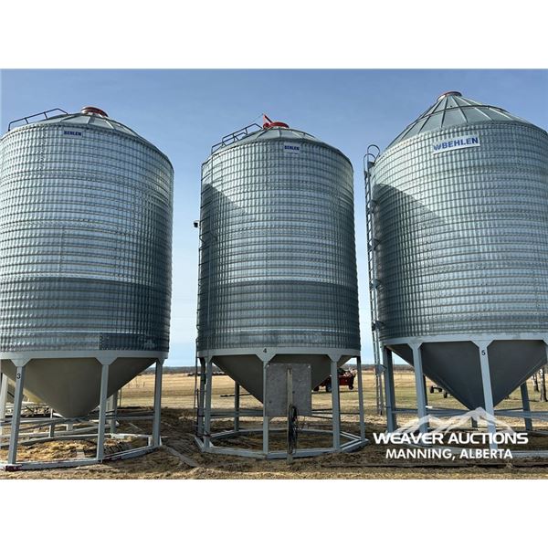 BEHLEN 14 FT 2800 +/- BUSHEL HOPPER BIN