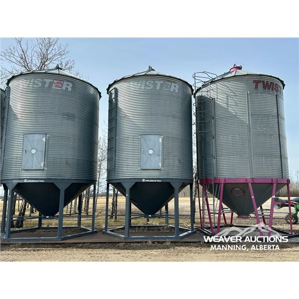 TWISTER 14 FT X 8 RING 2450 +/- BUSHEL HOPPER BIN