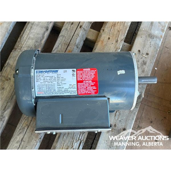 (UNUSED) 2 HP ELECTRIC MOTOR