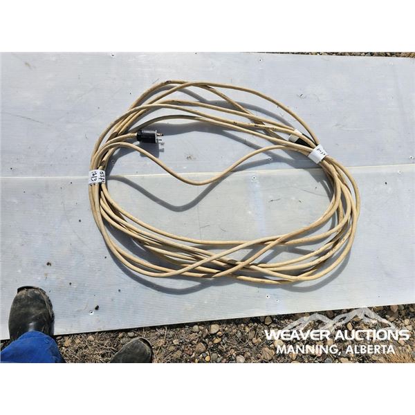 52 FT, 12/3 GAUGE 230 VOLT EXTENSION CORD