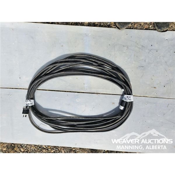 70 FT, 12/3 GAUGE 230 VOLT EXTENSION CORD