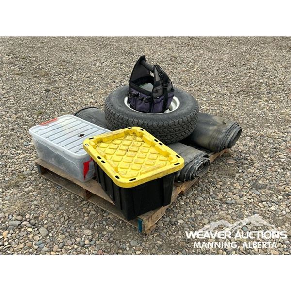 QUANTITY OF SWATHER PARTS AND CANVASES