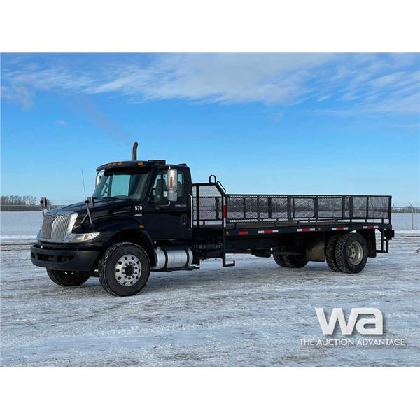 2012 IHC 4300 S/A Flat Deck Truck