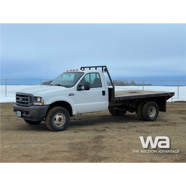 2004 Ford F350 XL Dually Flatbed Truck