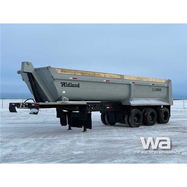 2009 Midland SL3000 Tridem End Dump Trailer