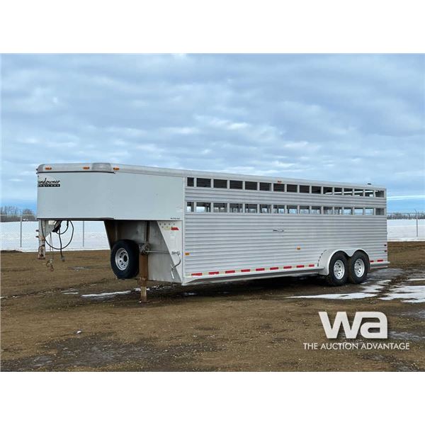 1998 Sundowner 28 FT. T/A Livestock Trailer