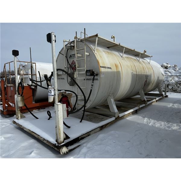 2008 Nortech 22,000 Litre Skidded Fuel Tank