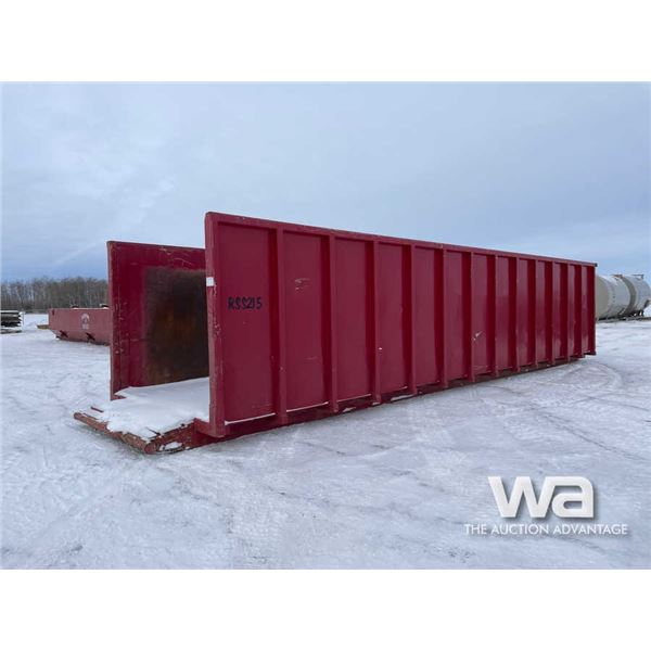 High Side 40 FT. Shale Bin on Skids