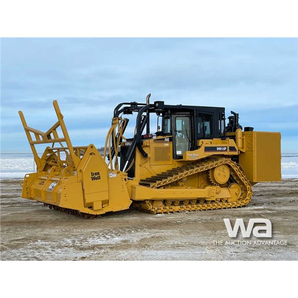 1996 Caterpillar D6H LGP Tracked Iron Wolf Mulcher