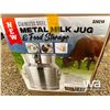 Image 1 : (8) 20L Stainless Steel Milk Jugs