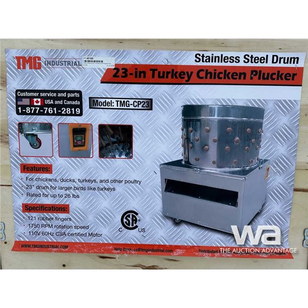 TMG Industrial 23 IN. Chicken Plucking Machine