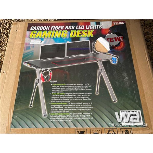 Carbon Fiber Gaming Desk