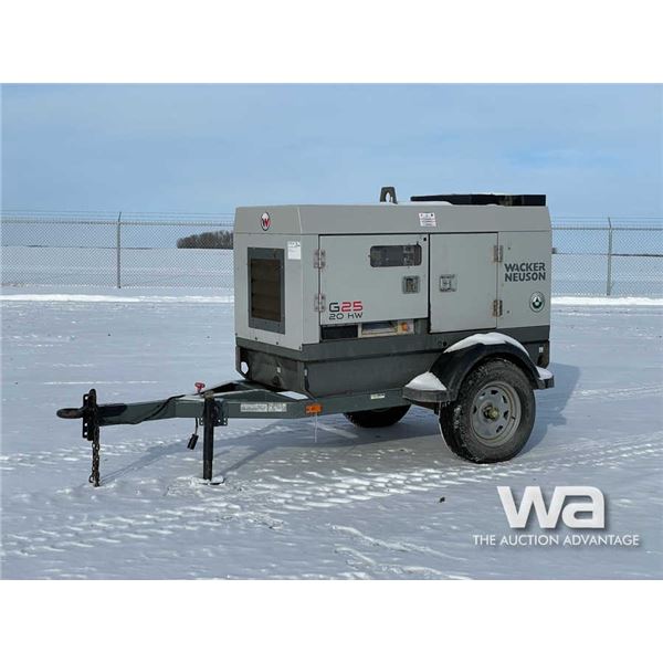 2014 Wacker Neuson G25 Generator