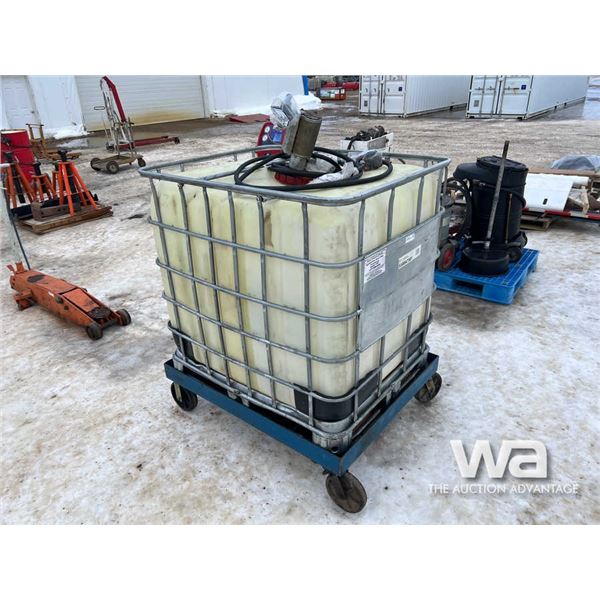 1000L Oil Tote & Pump