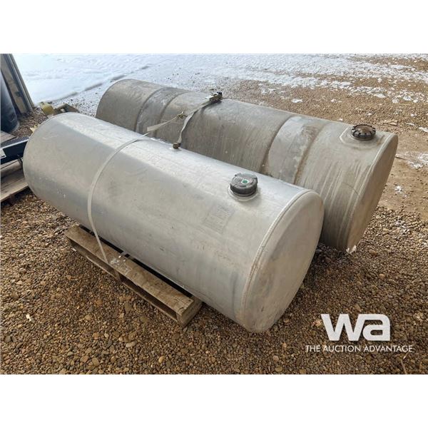 (2) Aluminum Truck Tanks